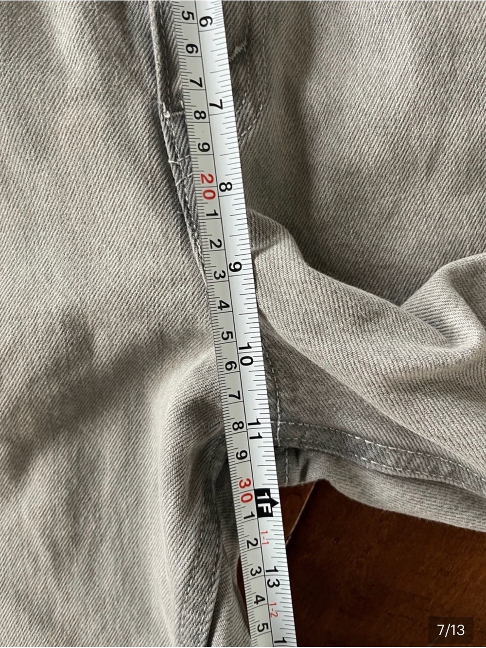A ♦️LEVI'S | Carpenter Painter Pants | Light Gray 100% Cotton 15/11/28 - Picture 6 of 7
